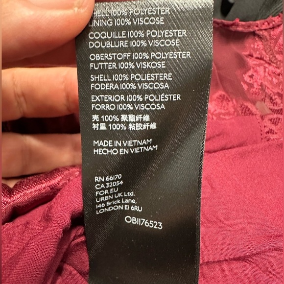 Anthropologie Toulon Pleated Mini Dress in Plum Sz S - Picture 12 of 14